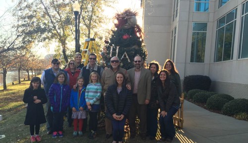 Morris, King & Hodge Sponsors Christmas Tree in 2014 Tinsel Trail
