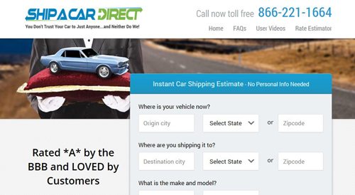 Ship A Car Direct Launches New Mobile Responsive Website