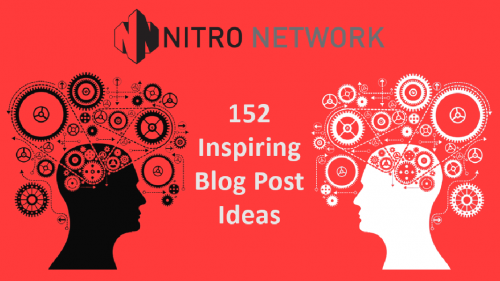 Nitro Network Releases Free eBook:  152 Inspiring Blog Post Ideas