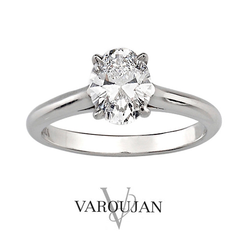 1.00 Carat Oval Cut Diamond Engagement Ring By Award Winning Sydney Jeweller