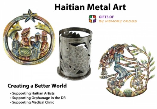 Memory Cross Adds Haitian Metal Art to Support Orphanage