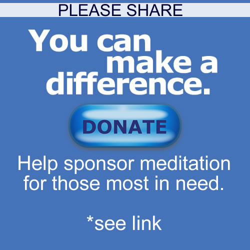 International Meditation Sponsorship Reveals A Surprising Generosity of Spirit