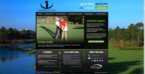 27 Year Renowned Golf Pro Launches New Website For Students In Naples Florida