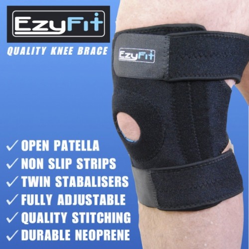 EzyFit Keeps Knee Injuries Supported and Comfortable say Reports Just Received