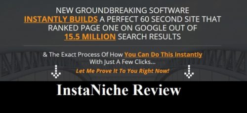 Publishing of InstaNiche Review for New Internet Marketers by Peter Mantu