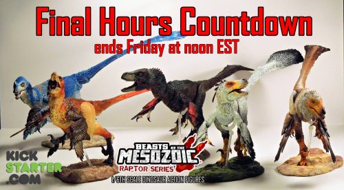 Popular Dinosaur Action Figure Kickstarter Campaign Ends Soon