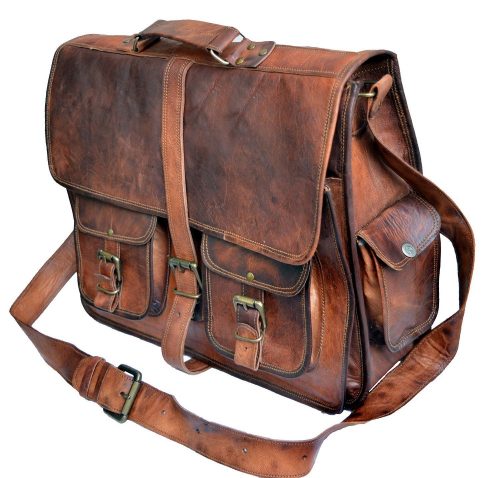 Jaald Launch New Genuine Leather Laptop Messenger Bag For 15.6” Laptops