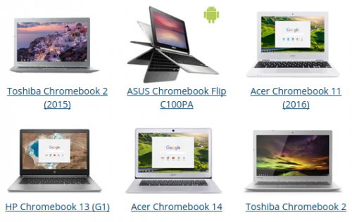 Starry Hope Updates Chromebook Comparison To Include Android App Compatibility