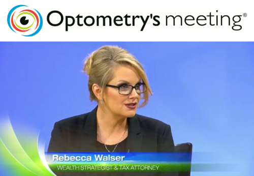 Tax Attorney Rebecca Walser to Deliver Keynote at Hosted Dinner for Optometry&rsquo;s Meeting 2016 in Boston