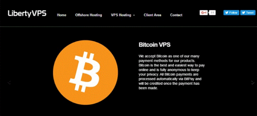Liberty VPS Offers Bitcoin Payment Methods
