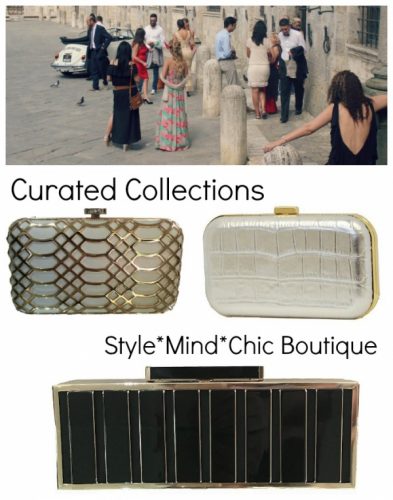 Box Clutch Purse & Bags Gilded Satin Christmas Gift Curated Collection Released