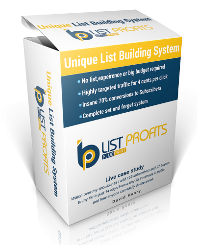 A Brand New Never Revealed Before: List Profits Blueprint Pays You To Build Your List