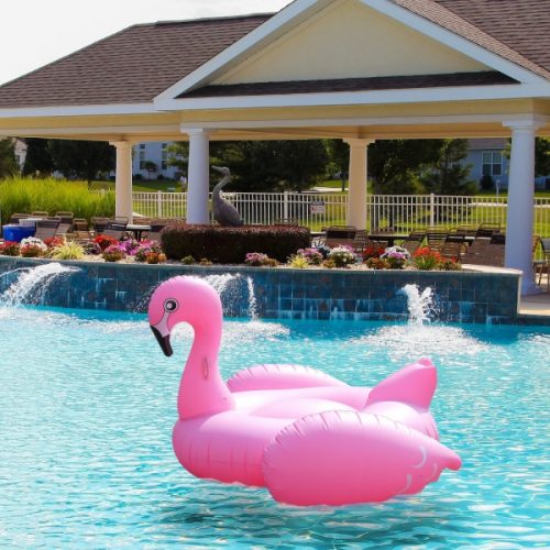 #1 Rated Flamingo Inner Tube By Teddy Shake Is Great Gift To Break Winter Blues