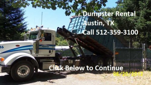 Austin Roll Off Dumpster Rental Service For Construction & Junk Removal Launched