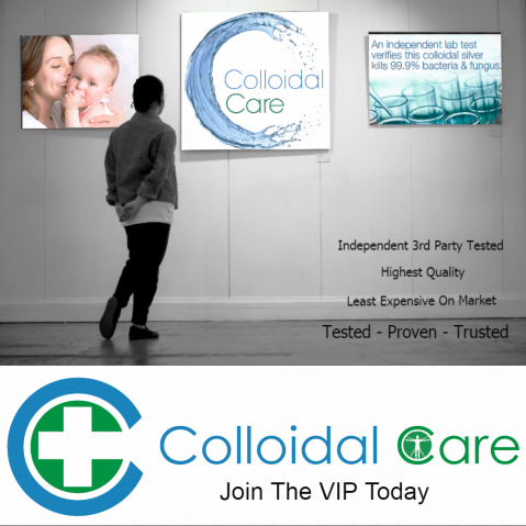 Colloidal Silver VIP Announced & Safely Kills 99.9% Bacteria & Fungus