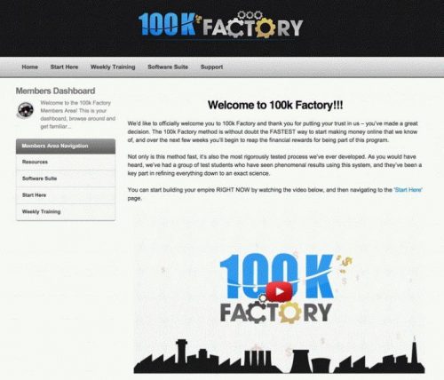 100K Factory Revolution Review & Bonus Released For Steve Clayton and Aidan Booth Program