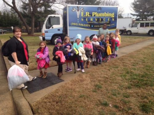 E.R. Plumbing Services of Charlotte NC Announces Results of Winter Coat Drive