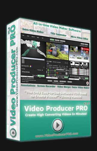 Video Producer Pro – A Revolution Easy-To-Use Software that Creates Highly Converting Professional Looking Videos in Minumum time