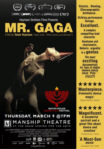 Mr. Gaga Baton Rouge Film Screening Independent Movie Showing Announced