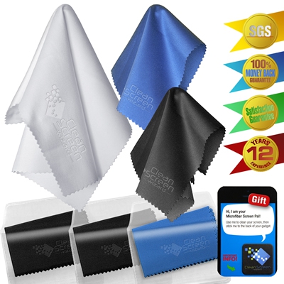 Ultra Fine Microfiber Cleaning Cloth & Screen Sticker Kit With Pouch Announced