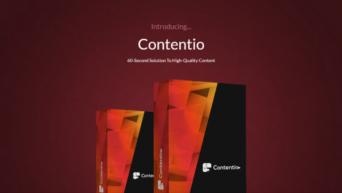 Contentio Helps Marketers Generate Google-Friendly And High-Quality Content For Their Websites In Less Than Sixty Seconds