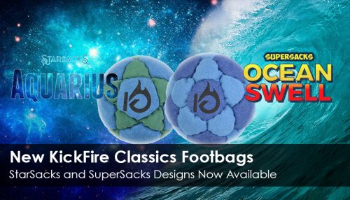 KickFire Classics Adds SuperSacks And StarSacks Footbags To Classic Toy Lineup