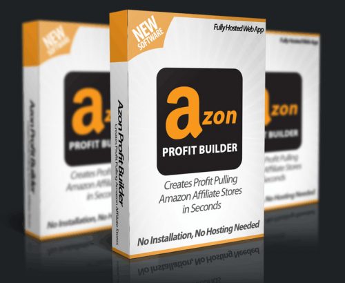 Azon Profit Builder WebApp helps Create Users Affiliate Amazon Site in Less Than 1 minute On Complete Autopilot
