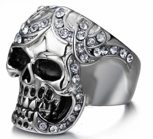 Silvertone Skull Biker Rings & Gothic Punk Stainless Steel Bracelets Announced