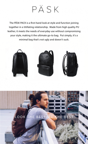 PASK Launches Kickstarter Campaign For Innovative Minimalist Backpack