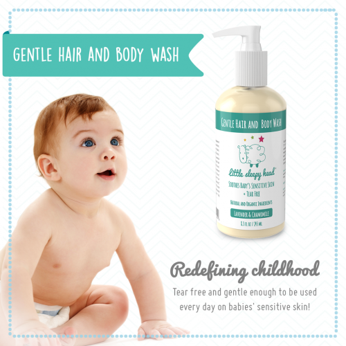 Little Sleepy Head Gentle Hair & Body Wash is Now on Amazon.com