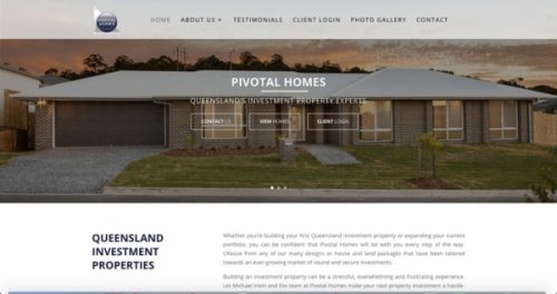 Michael Irwin, Pivotal Homes, Launches Queensland Investment Property Website
