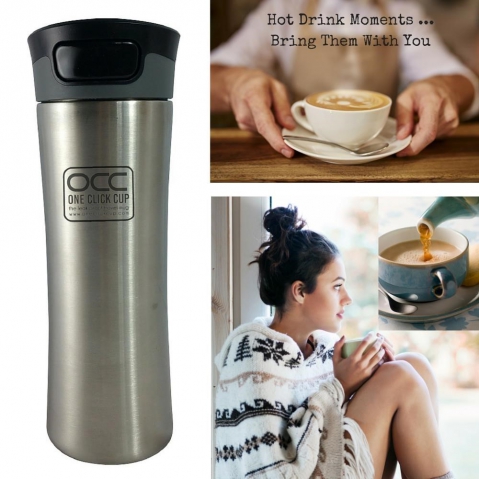 One Click Cup Travel Mug Turns Up The Flame