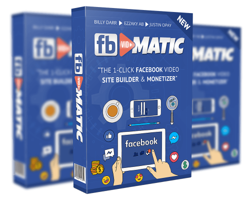 FB Vidmatic Software Helps Users Create Simple Websites Filled With Videos From Facebook Pages Instantly