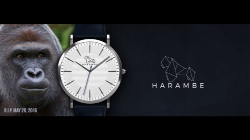 Independent Watch Creator Launches Harambe Memorial Watch On Kickstarter