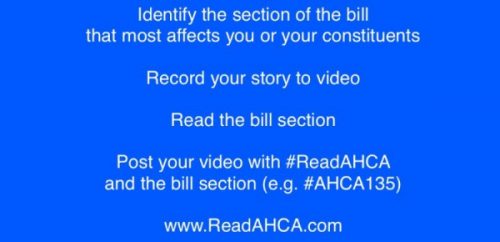 Senator Toomey Constituents Host Read AHCA and Die-In Event on June 4th