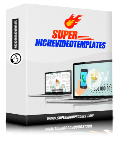 Super Niche Video Templates Kit SuperGoodProduct 2017 Marketer Software Launched