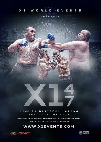 X1 Presents Super Heavy Weight MMA Showcase In Main and Co-main Event Match Ups