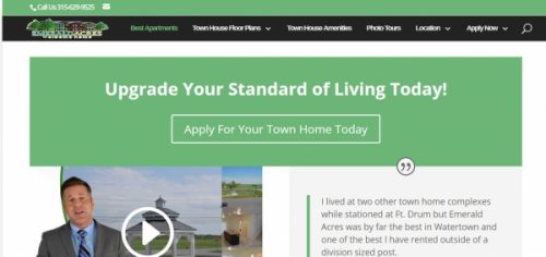 Watertown NY Townhouse Complex Website Gets A New Look