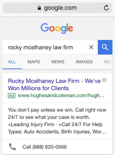 Rocky McElhaney Lawsuit Alleges Hughes & Coleman Engaged in Identity Theft In Internet Marketing Scam