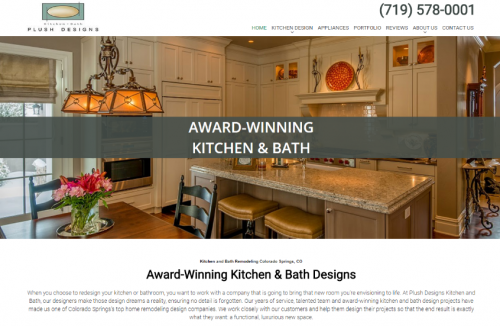 Plush Designs Debuts New Kitchen and Bath Design Website