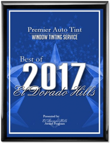 Premier Auto Tint Awarded The 2017 Best of Auto Window Tinting Services Award