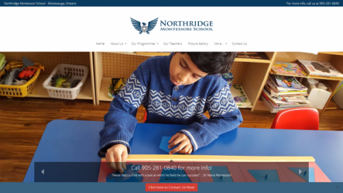 Northridge Montessori School Launched Newly Redesigned and Updated Website
