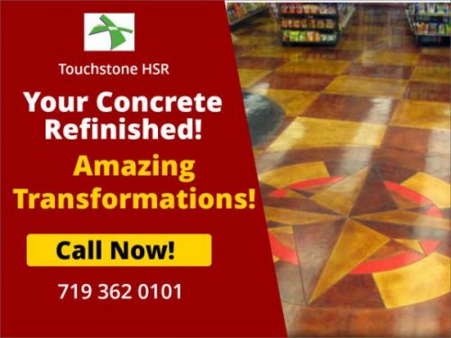 Touchstone HSR New Elite Crete Installer Garage Epoxy Coatings Staining Concrete