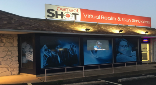 Ribbon Cutting for New Attraction Perfect Shot Branson-Virtual & Gun Simulators