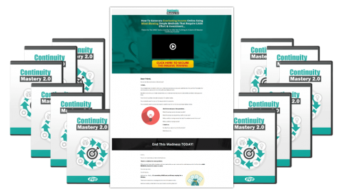 Continuity Mastery 2.0 Helps Users Figure Out The Simple Way To Boost Their Brand And Organize Their Content
