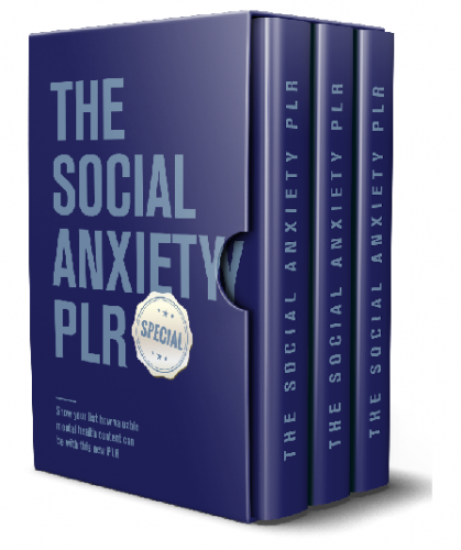 Social Anxiety PLR Special Provides Dozens of Articles For Marketers To Promote Them To People With Social Anxiety