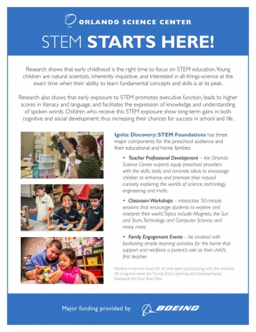 Melbourne Fl: Jellybean Junction Preschool Center Awarded STEM Program