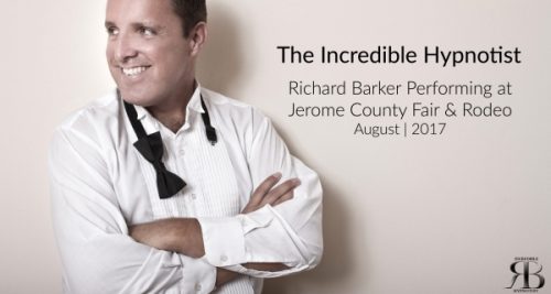 ​Comedy Stage Hypnotist Richard Barker Performing at the Jerome County Fair