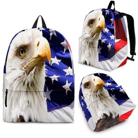 American Eagle Backpack Patriotic USA School Bags Custom Collection Launched