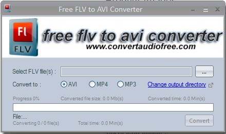 how to convert flv files to avi files